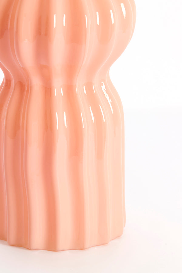 Terento Pink Glass Vase 33.5cm