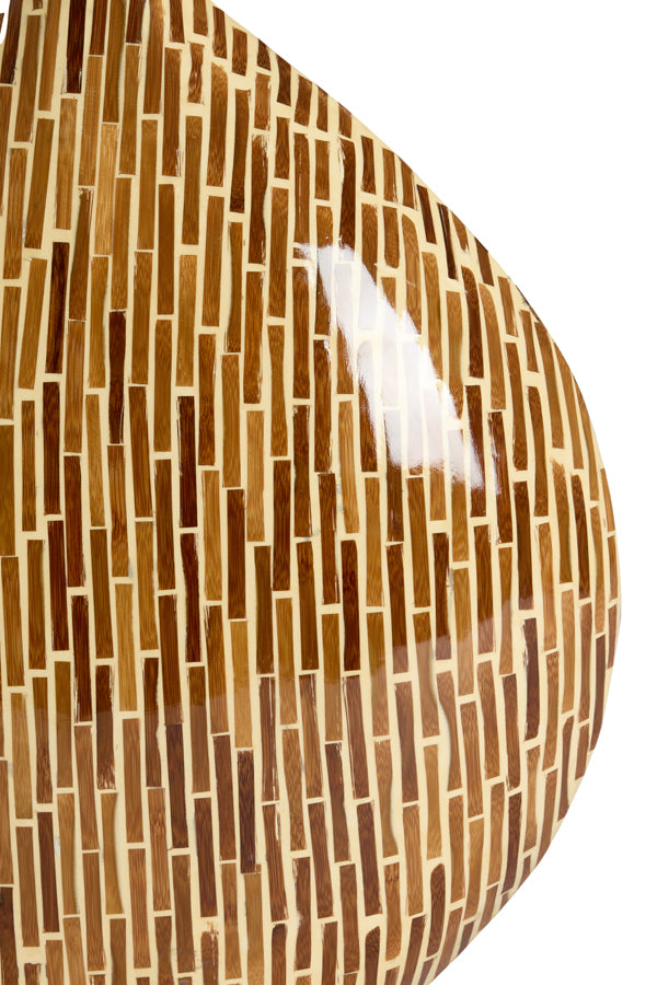 Lorca Brown Bamboo Vase 38cm
