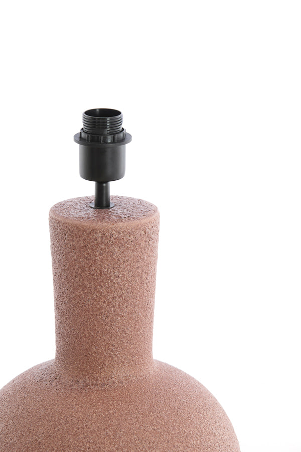 Ulloa Dark Dusty Pink Ceramic Table Lamp Base 52cm
