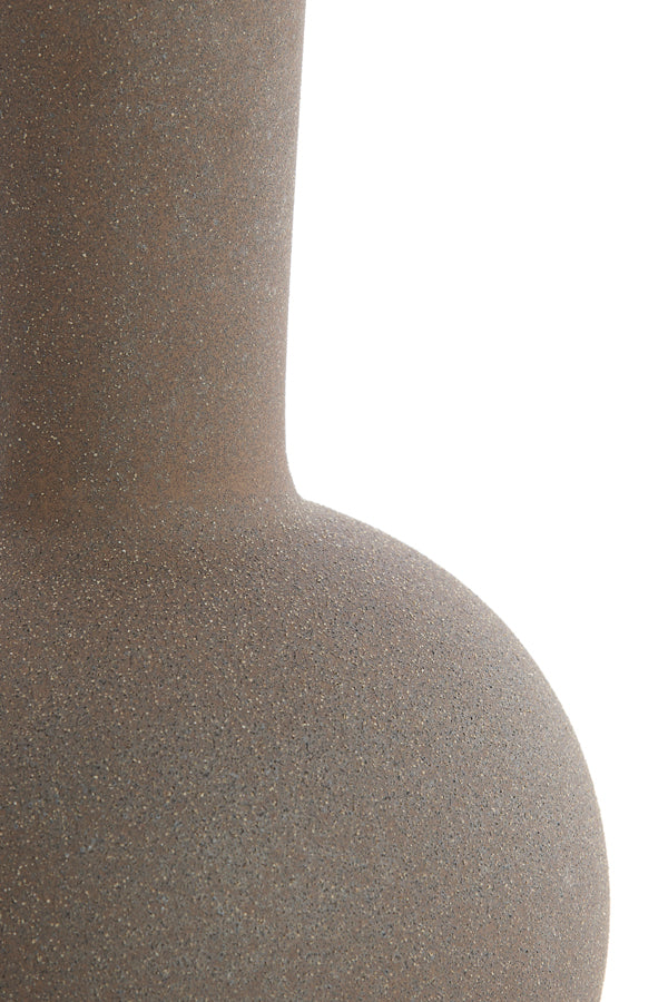 Ulloa Matt Dark Brown Ceramic Table Lamp Base 52cm