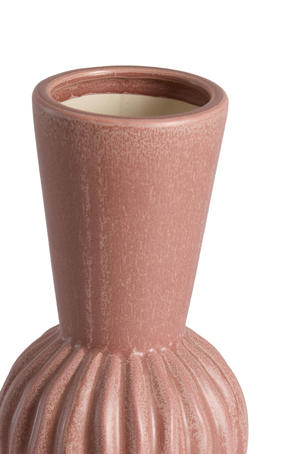 Suzzara Dusty Pink Ceramic Vase 51cm