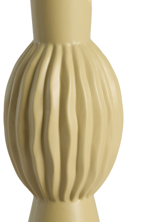 Suzzara Light Olive Green Ceramic Vase 51cm