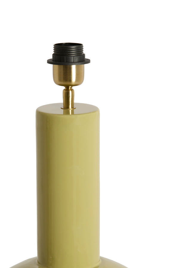 Benao Gloss Olive Green Metal Table Lamp Base 53cm