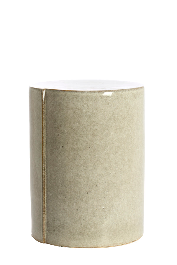 Chulilla Grey Ceramic Round Side Table 44cm