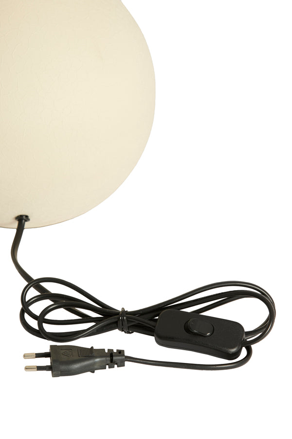 Benao Matt Cream Metal Table Lamp Base 38.5cm