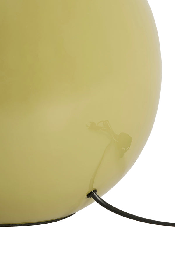 Benao Gloss Olive Green Metal Table Lamp Base 53cm