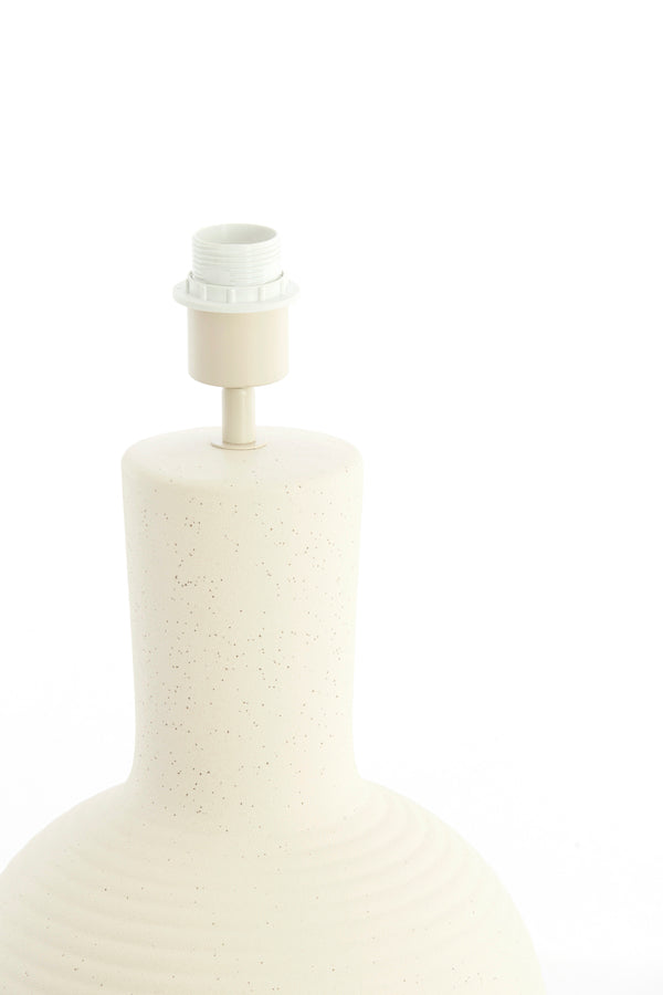 Ulloa Matt Cream Ceramic Table Lamp Base 52cm
