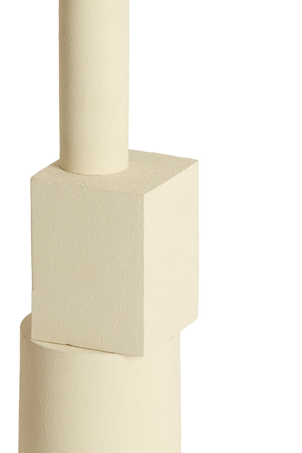 Viviane Matt Cream Metal Table Lamp Base 50cm