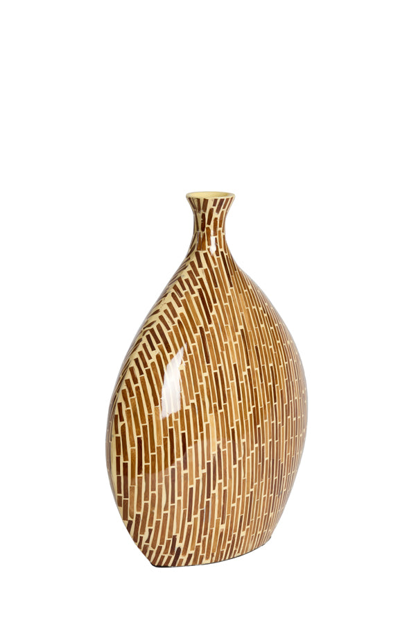 Lorca Brown Bamboo Vase 38cm