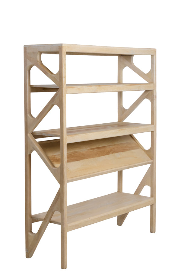 Yuki Natural Mango Wood Open Display Unit