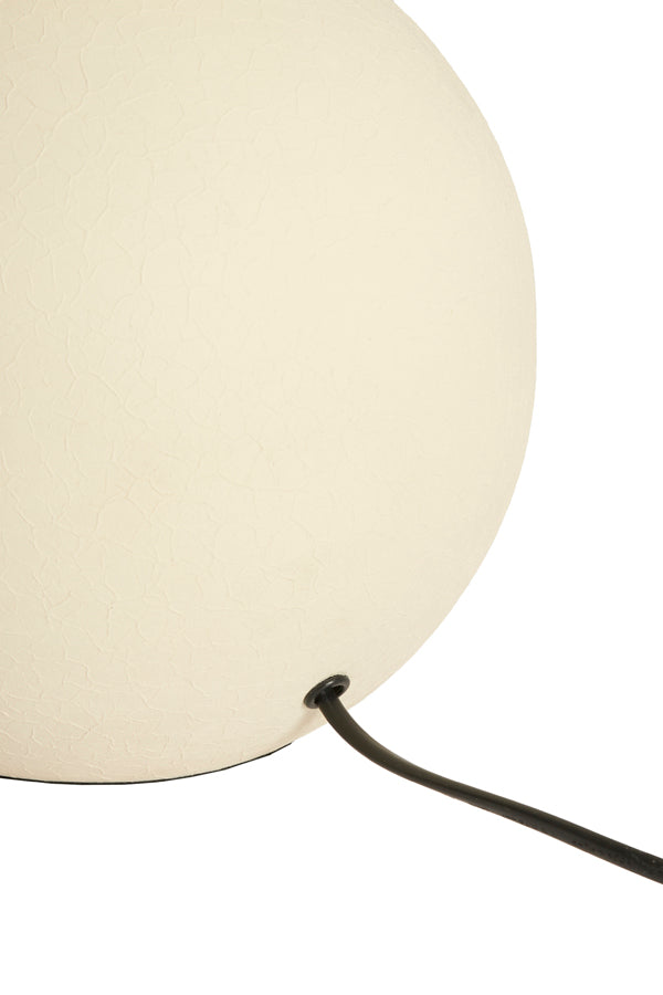 Benao Matt Cream Metal Table Lamp Base 38.5cm