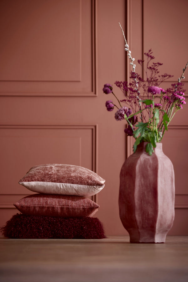 Tejeda Dark Pink Glass Vase 44.5cm