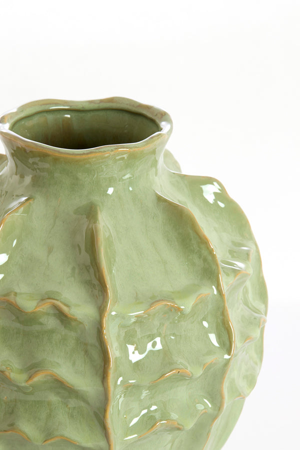 Loseto Green Ceramic Vase 35cm