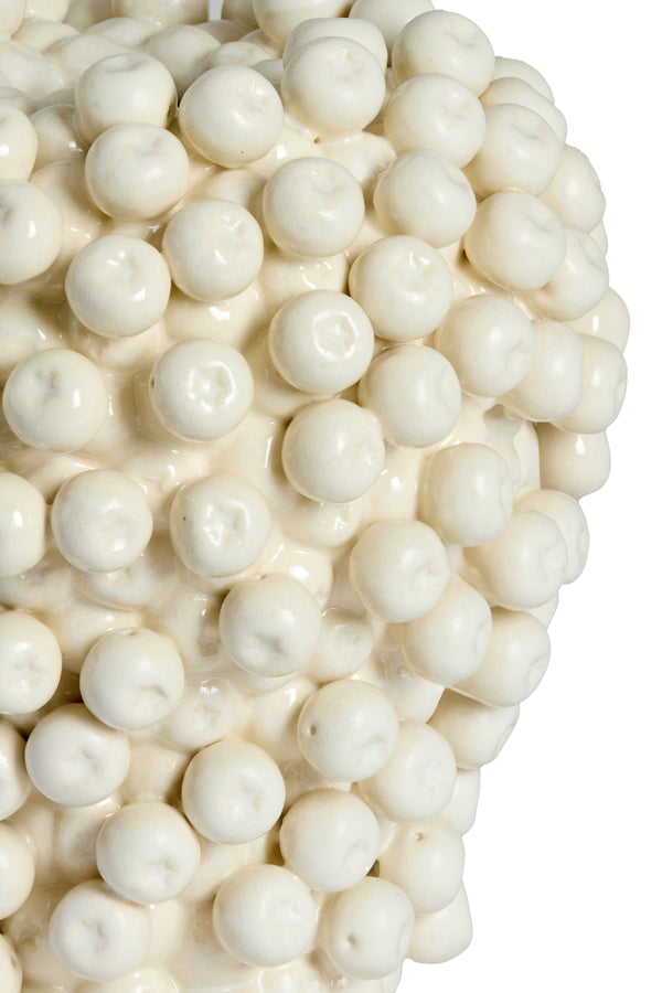 Berries Cream Ceramic Vase 27cm