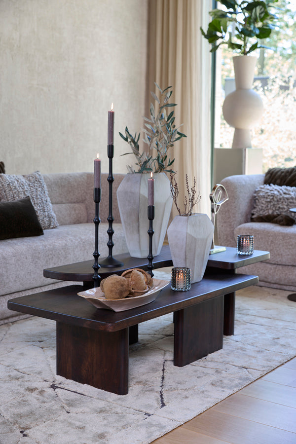 Vionna Light Brown Glass Vase 44.5cm