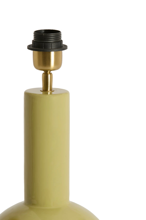 Benao Gloss Olive Green Metal Table Lamp Base 38.5cm