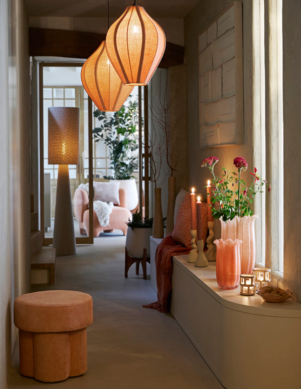 Mikkel Sand Bouclé Floor Lamp