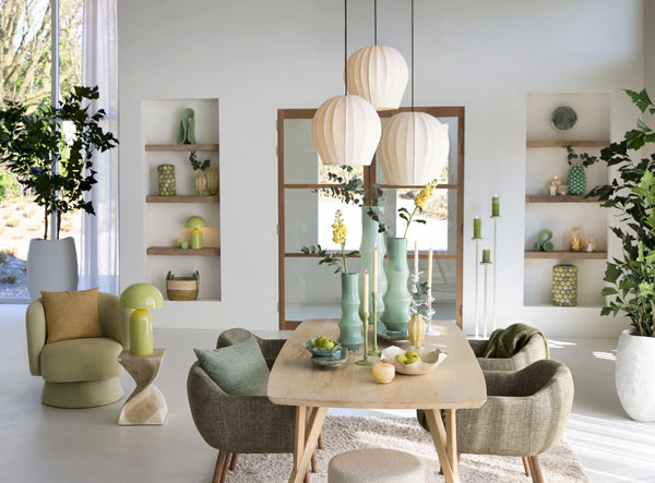 Zagori Sand Bouclé Pendant Light 35cm
