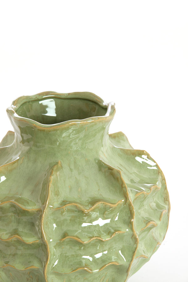 Loseto Green Ceramic Vase 28cm