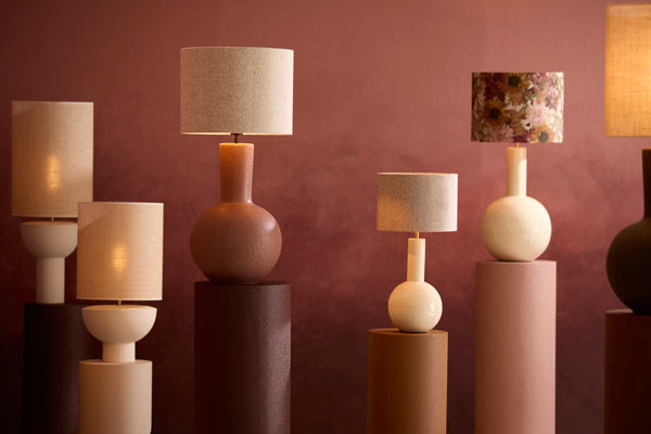 Benao Gloss Cream Metal Table Lamp Base 38.5cm