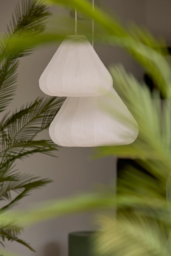 Sarella White Paper Pendant Light 35cm