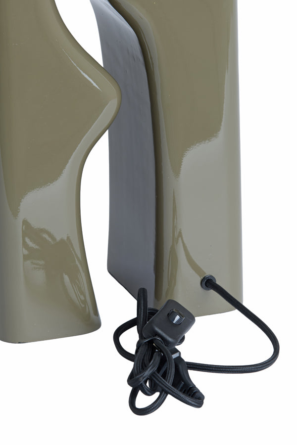 Mistra Gloss Taupe Table Lamp Base