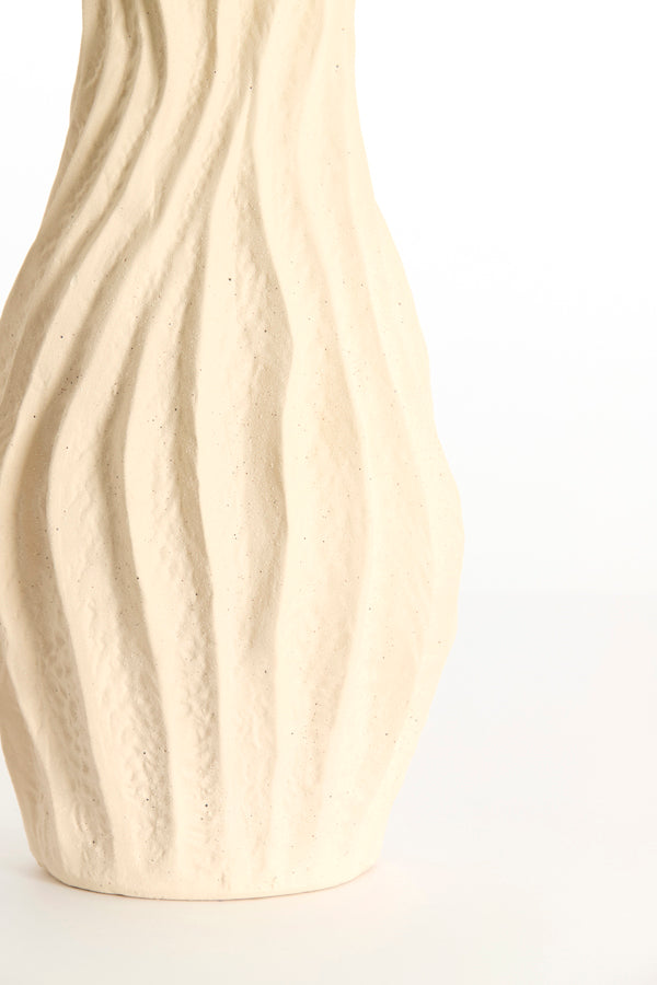 Vania Cream Ceramic Vase 93.5cm