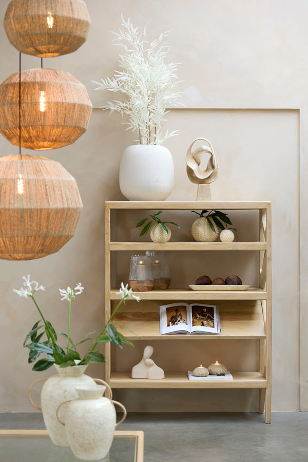 Yuki Natural Mango Wood Open Display Unit