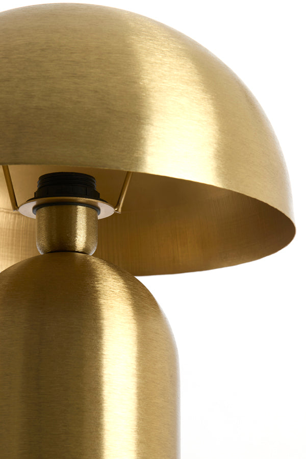 Tolima Matt Gold Metal Table Lamp 48cm
