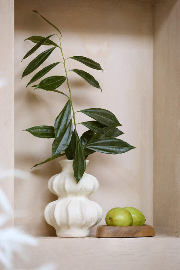Spotorno Matt Cream Ceramic Vase 24.5cm