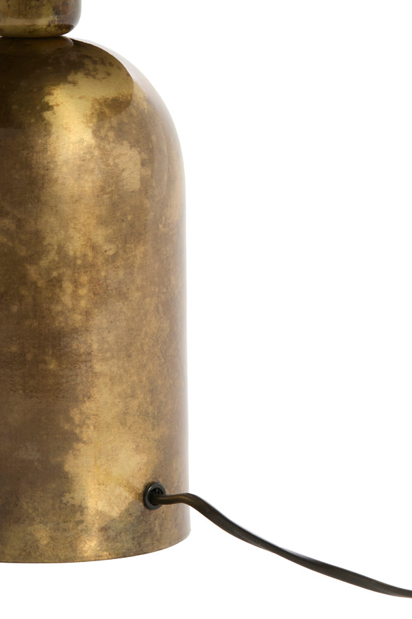 Tolima Antique Gold Metal Table Lamp 35cm