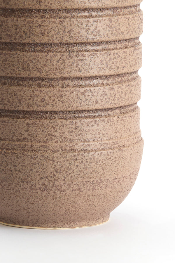 Arpino Matt Dark Brown Ceramic Vase 43cm