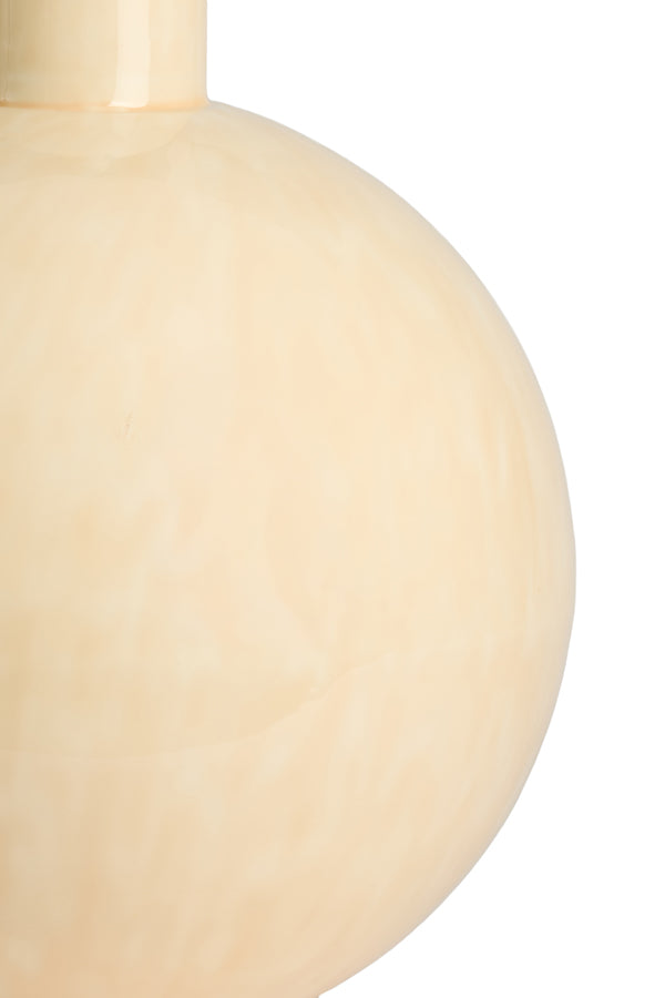Benu Gloss Light Pink/Cream Metal Table Lamp Base 33cm
