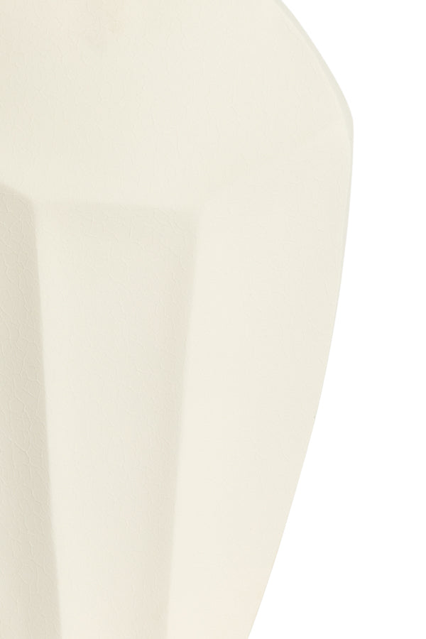 Cordoba Matt Cream Metal Table Lamp Base 38cm