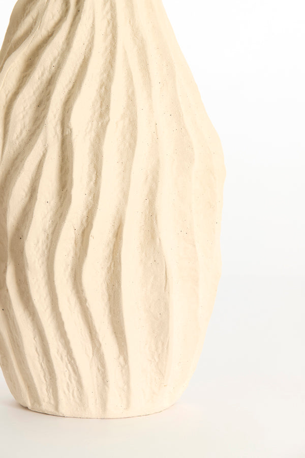 Vania Cream Ceramic Vase 76cm