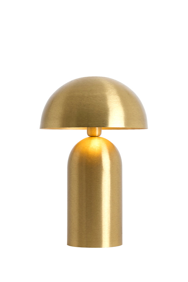 Tolima Matt Gold Metal Table Lamp 48cm