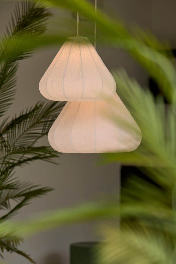 Sarella White Paper Pendant Light 45cm