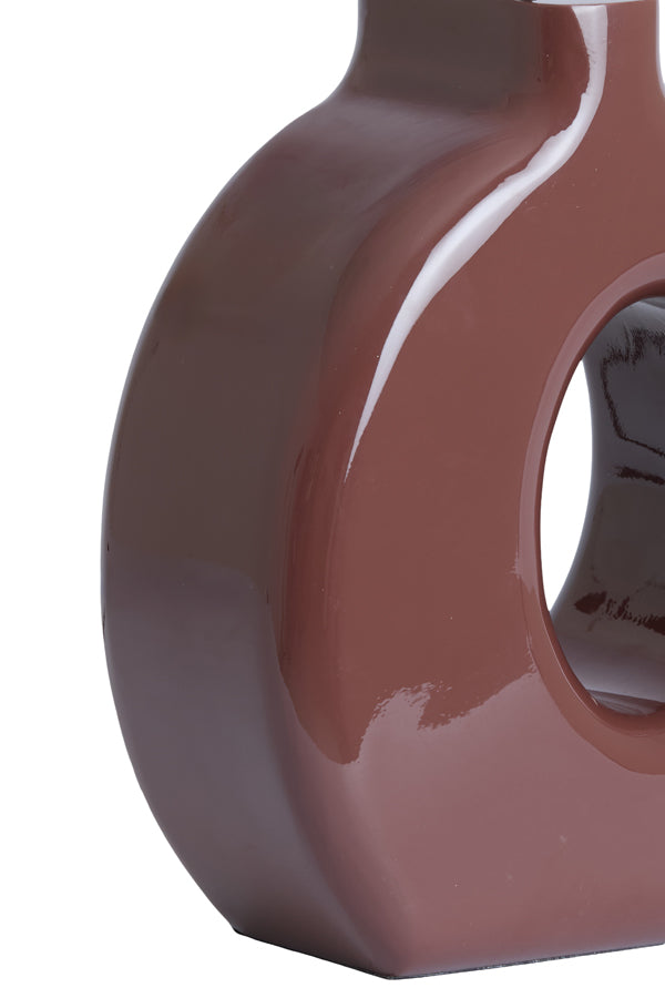 Kanti Gloss Burgundy Table Lamp Base