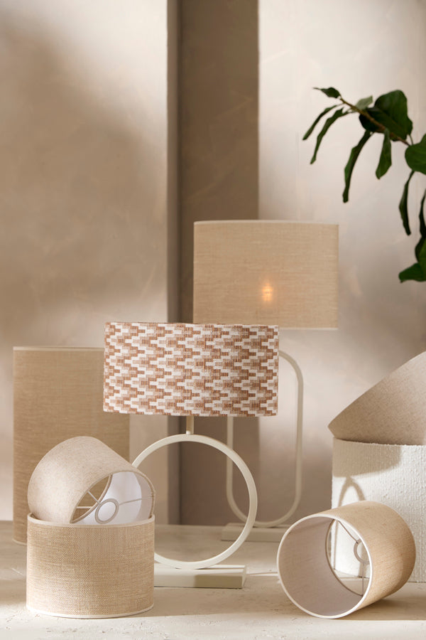 Liva Cream Metal Table Lamp Base 53cm
