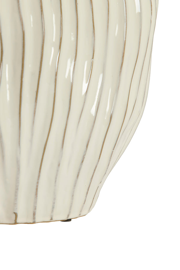Vechhia Cream Ceramic Vase 35cm