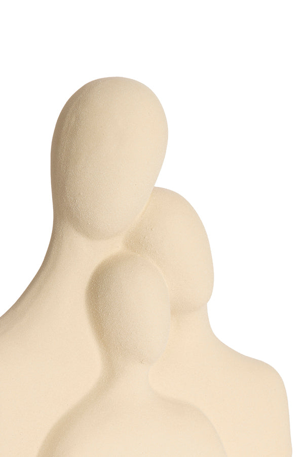 Soline Matt Cream Ceramic Ornament 29cm