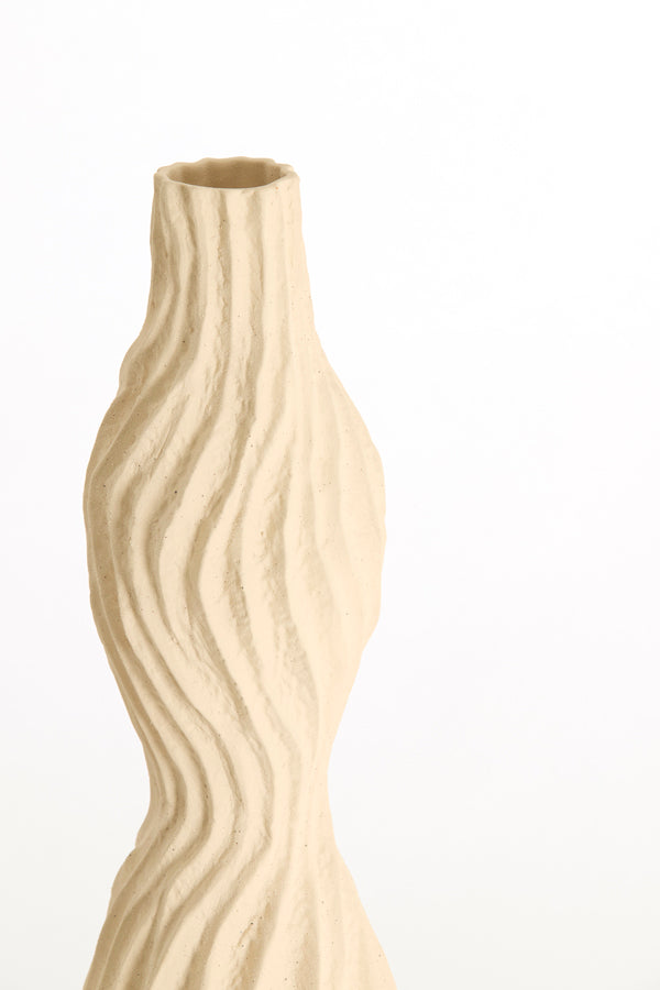 Vania Cream Ceramic Vase 93.5cm