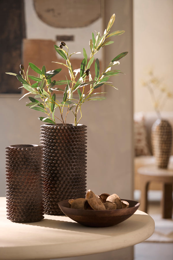 Caldras Dark Brown Vase 32.5cm