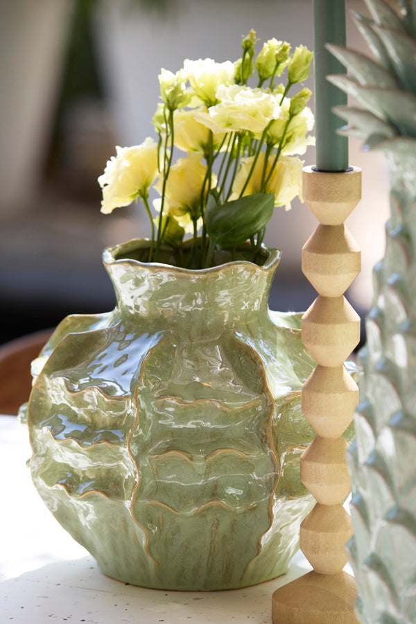 Loseto Green Ceramic Vase 28cm