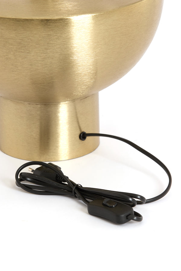 Ismara Matt Gold Metal Table Lamp Base 25cm