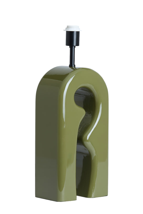 Mistra Gloss Olive Green Table Lamp Base