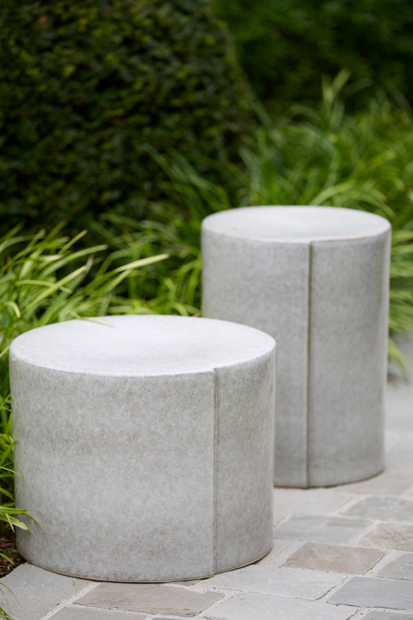 Chulilla Grey Ceramic Round Side Table 44cm