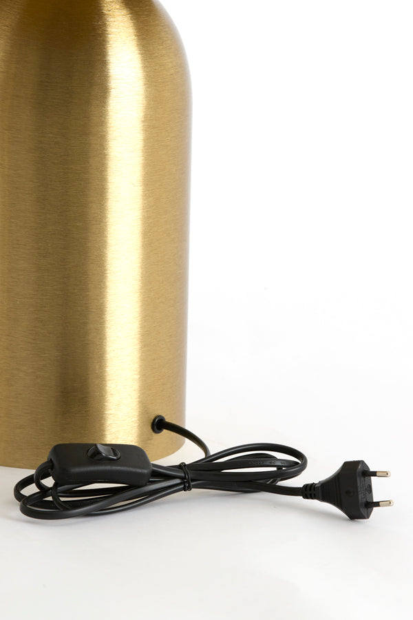 Tolima Matt Gold Metal Table Lamp 48cm