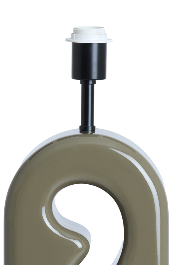 Mistra Gloss Taupe Table Lamp Base