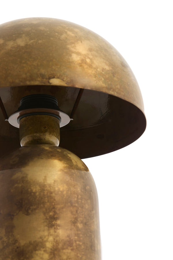 Tolima Antique Gold Metal Table Lamp 35cm
